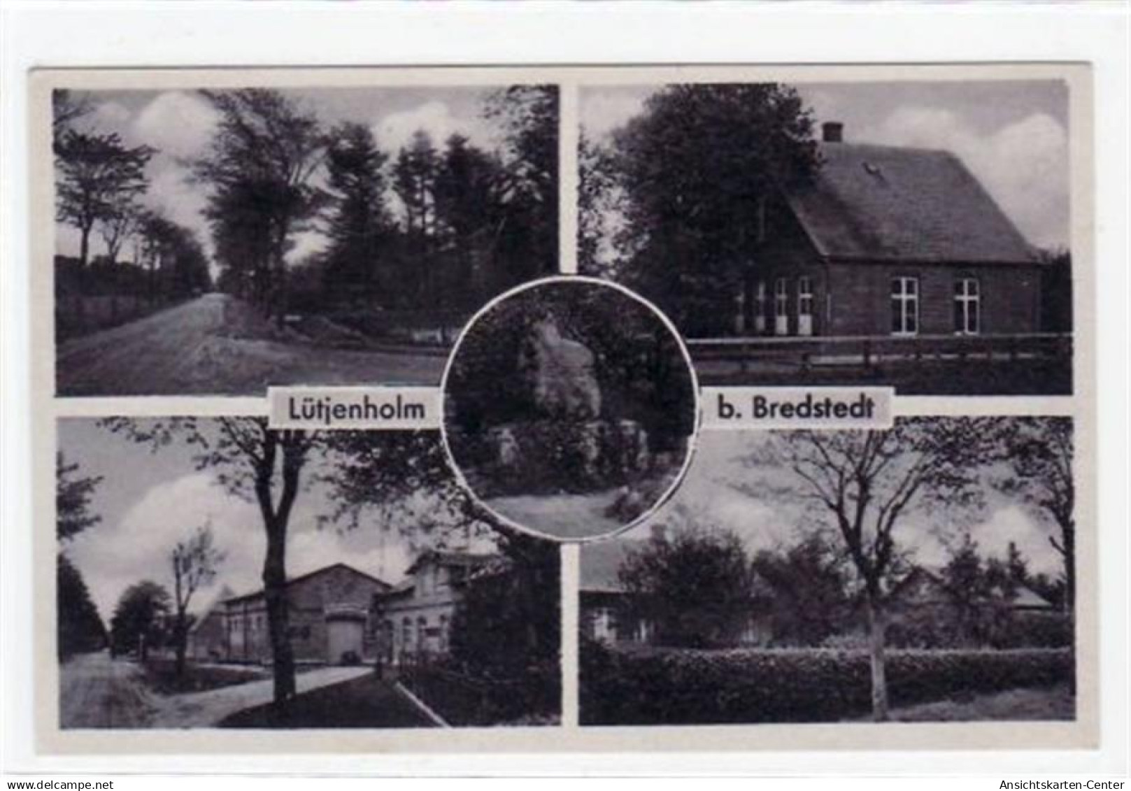 39069263 - Luetjenholm bei Bredstedt mit 5 Abbildungen gelaufen, 1944. Gute Erhaltung.