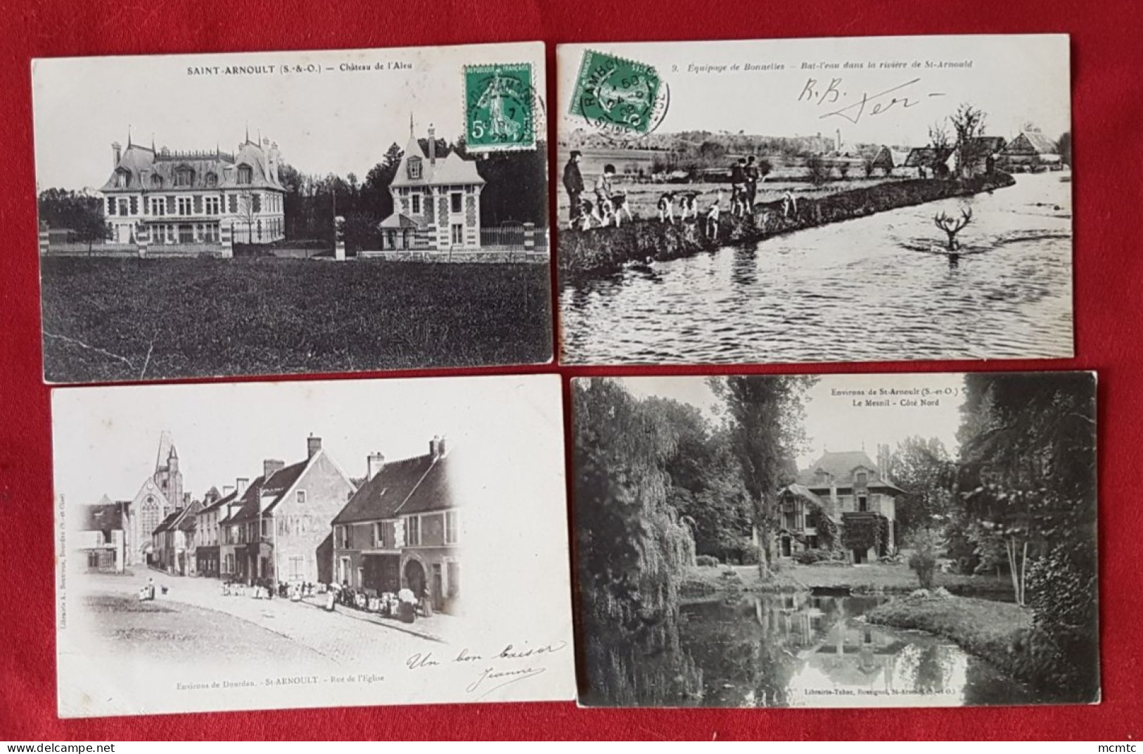 4 cartes -  St. Arnoult en Yvelines   -( 78 - Yvelines )