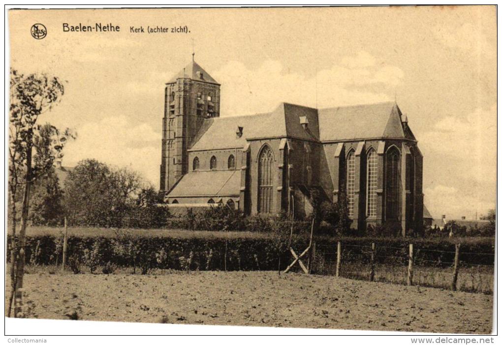 4 CP Balen Baelen -Wezel Kerk         Balen Baelen Nethe       Balen Baelen Hulse Pastorij &amp;Kerk