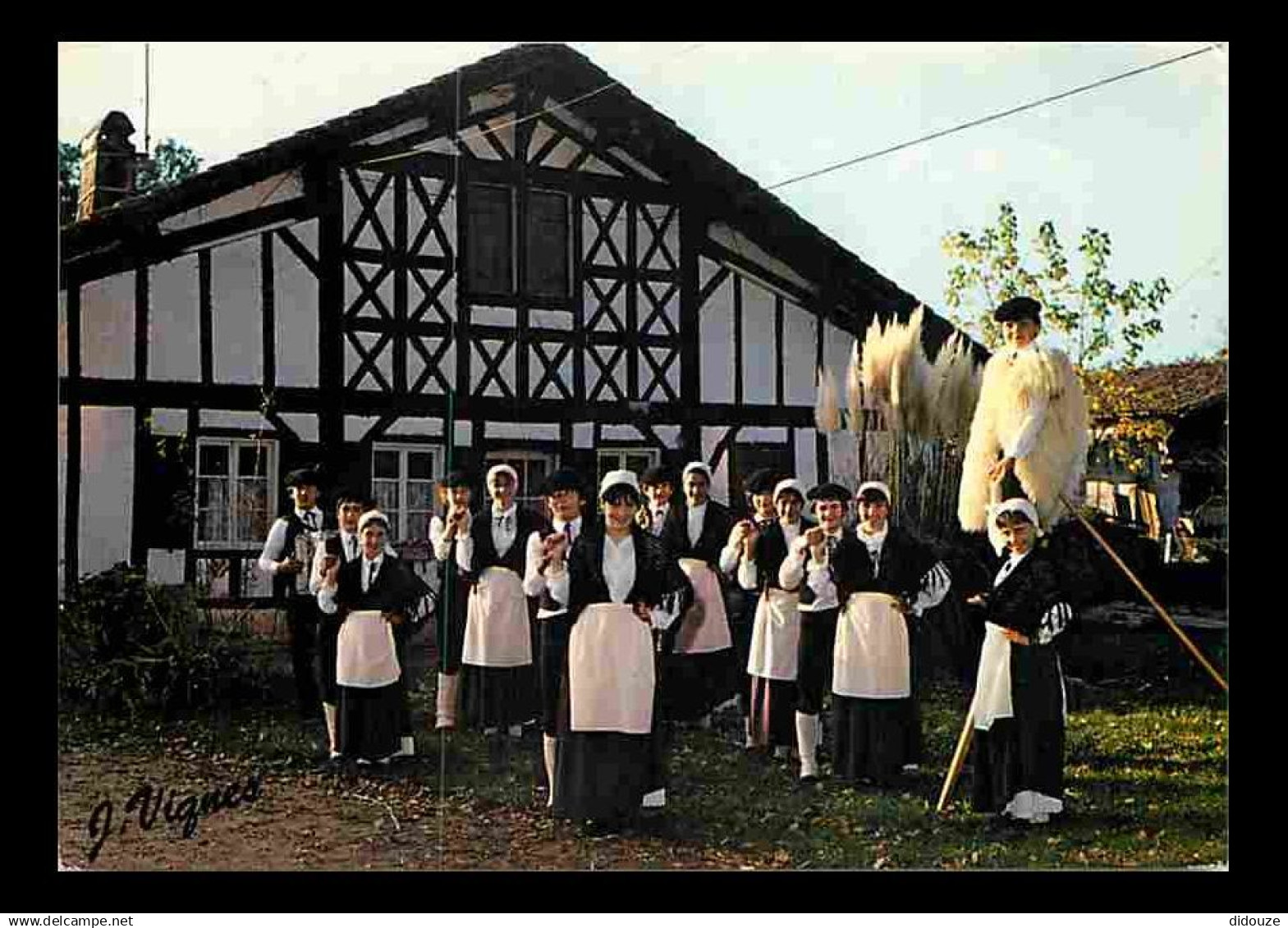 40 - Landes - Folklore - Groupe Folklorique Lous Crabots de Semisens - Saint Vincent De Tyrosse - Echassiers Landais - C