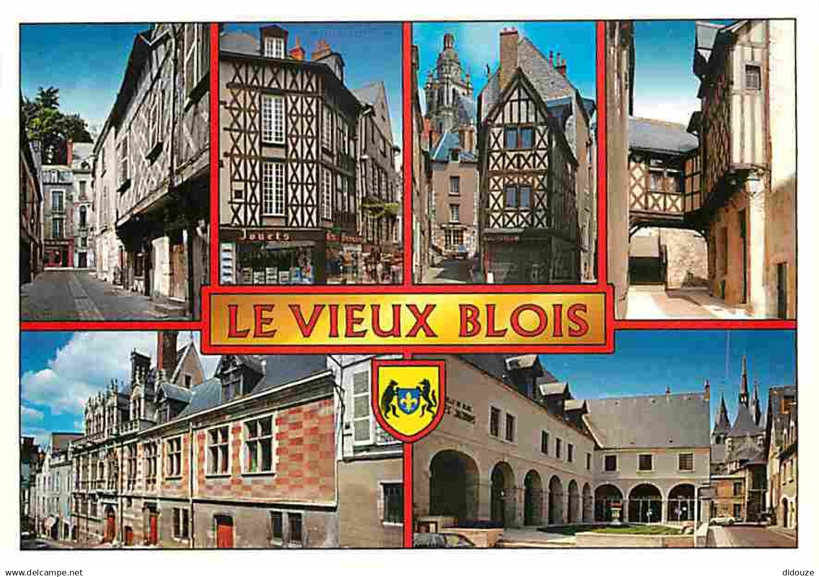 41 - Blois - Le vieux Blois - Multivues - Blasons - CPM - Voir Scans Recto-Verso