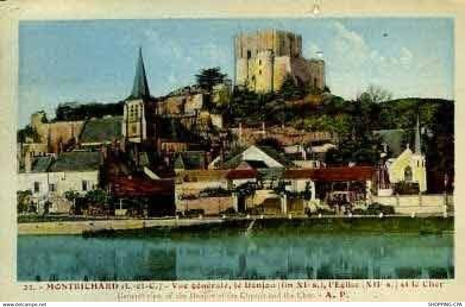 41 - MONTRICHARD - VUE GENERALE - LE DONJON