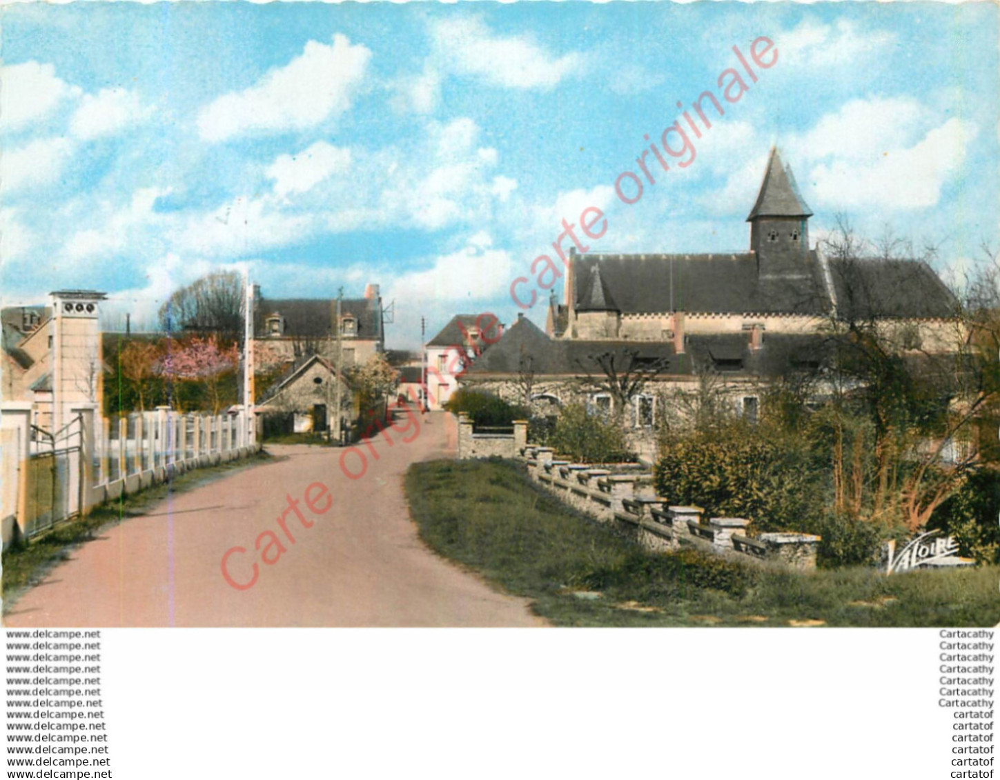 41.  NOYERS SUR CHER .  Vue générale . L'Eglise .