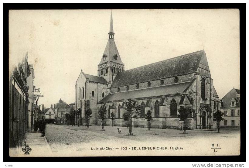 41 Selles-sur-Cher eglise D41D K41242K C41242C RH101254