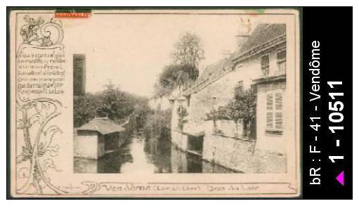 41 Vendôme - Vendôme (Loir-et-Cher) Bras du Loir - fantaisie vendome - le loir poeme - cpa -  /  D41D  K41269K  C41269C