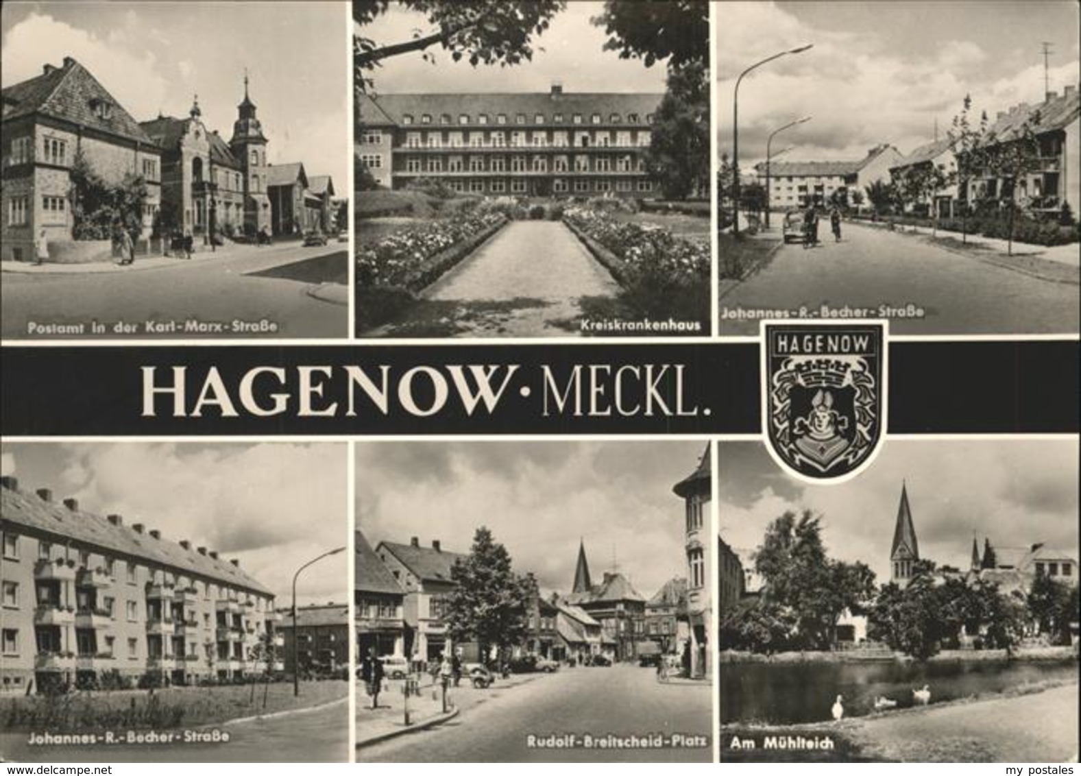 41234276 Hagenow Muehlteich Postamt Rudolf-Breitscheid-Platz Hagenow