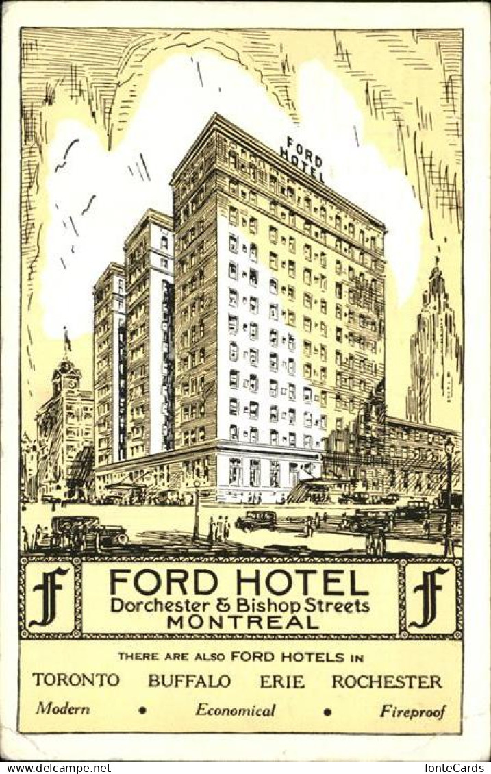 41243457 Montreal Quebec Ford Hotel Montreal