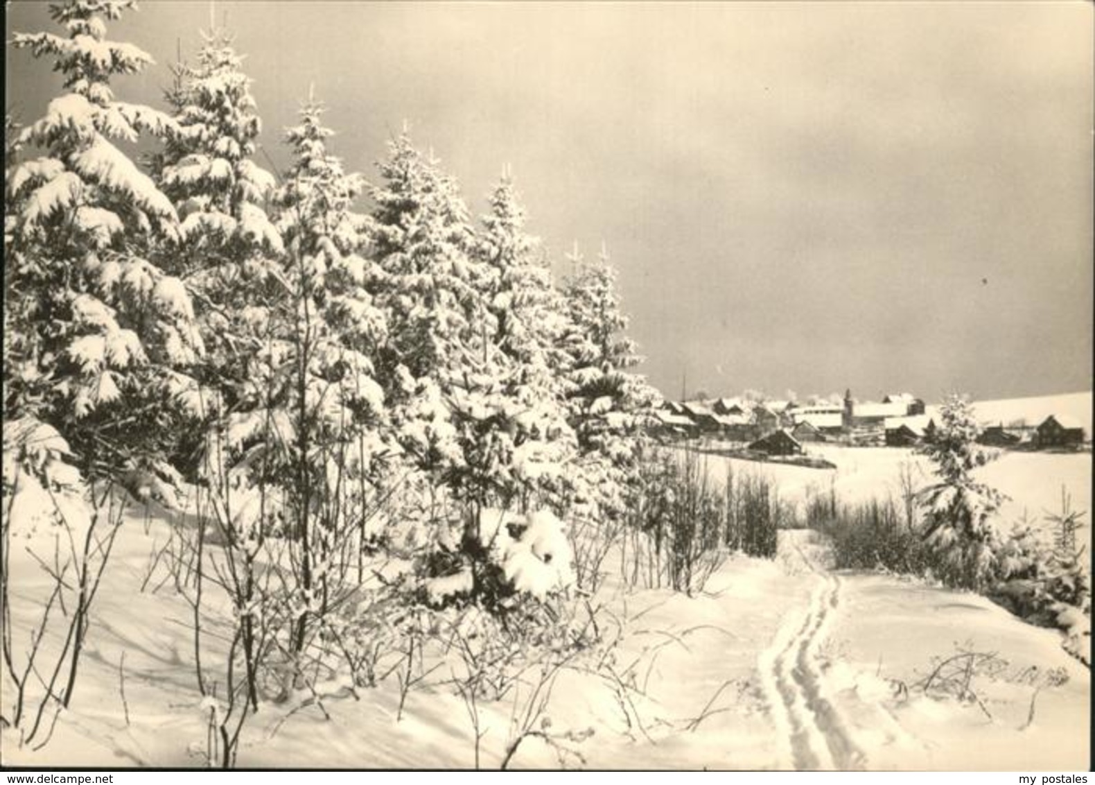 41257728 Eisenach Thueringen Hinterrad Winter Ski Eisenach