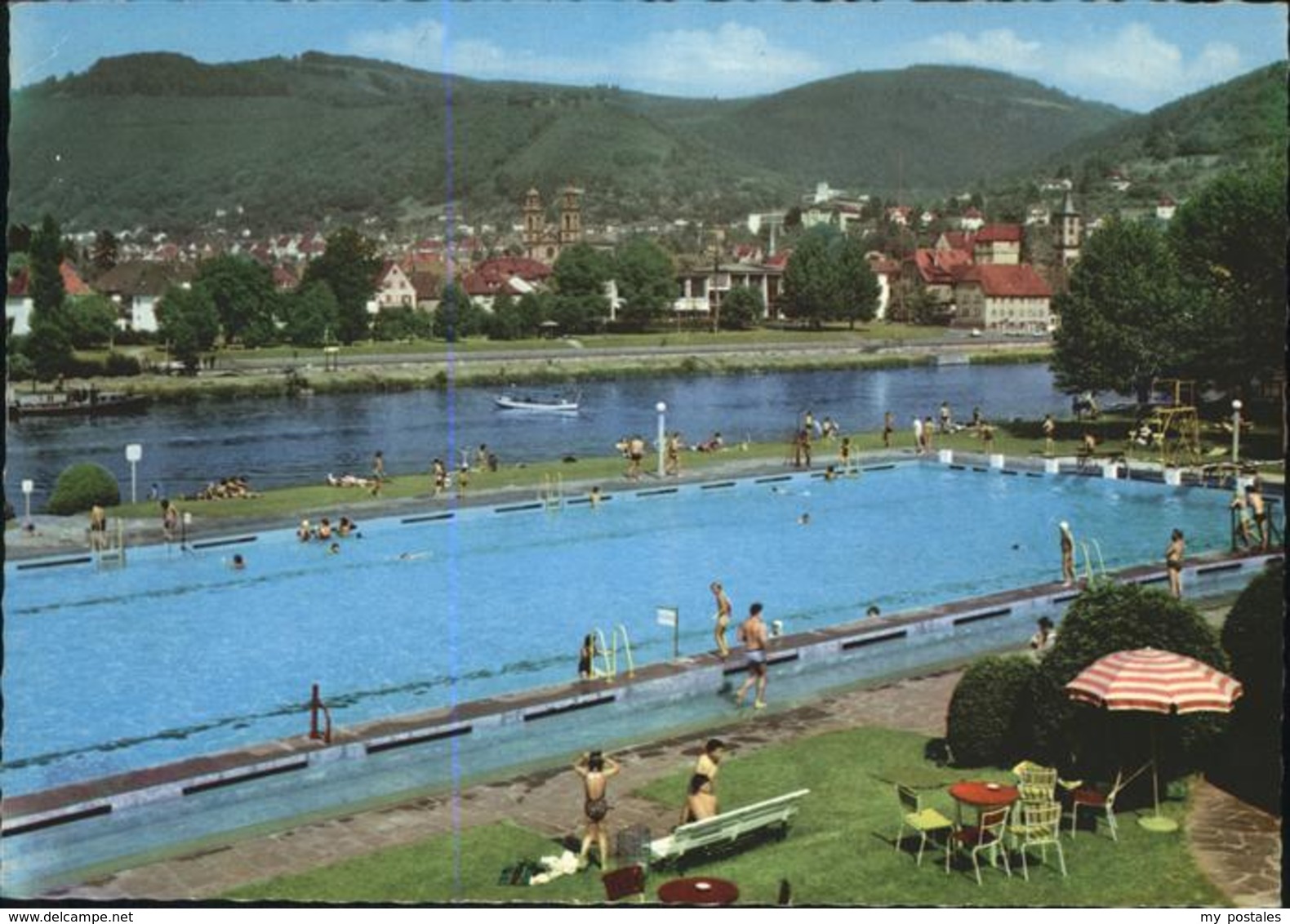 41258649 Eberbach Neckar Freibad Eberbach