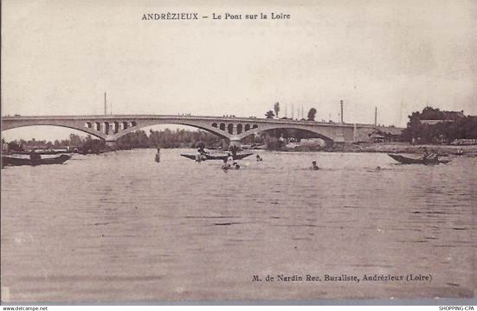 42 - Andrézieux - Pont sur la Loire