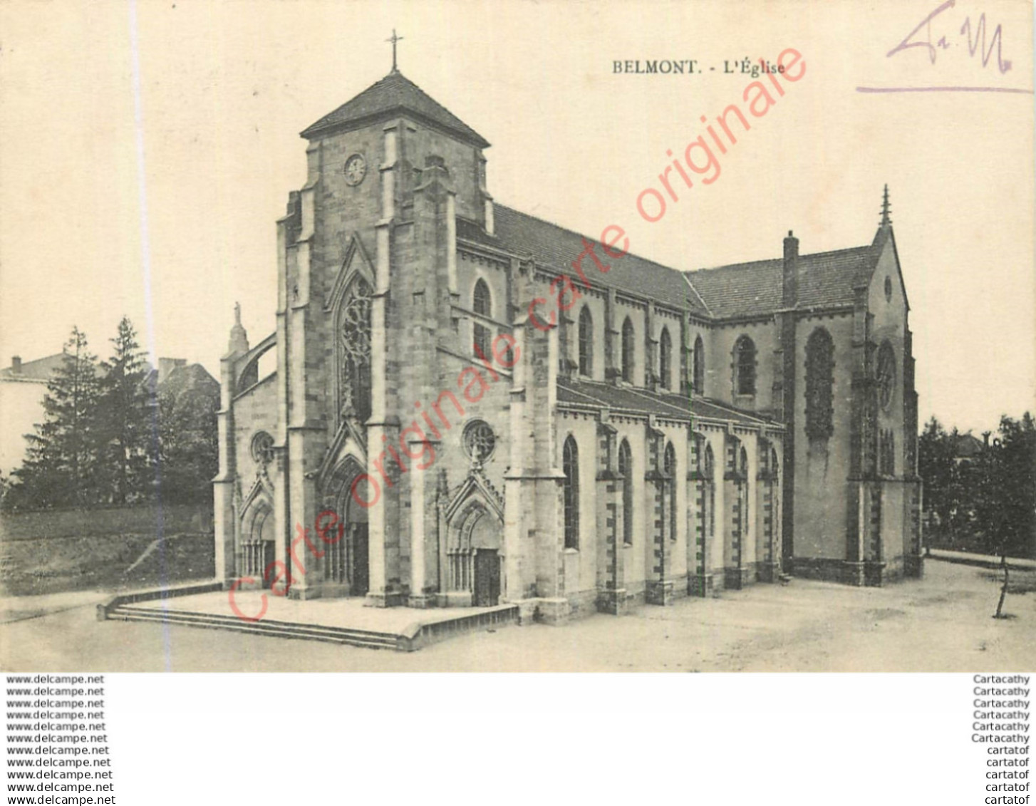 42.  BELMONT (de la Loire) . L'Eglise .