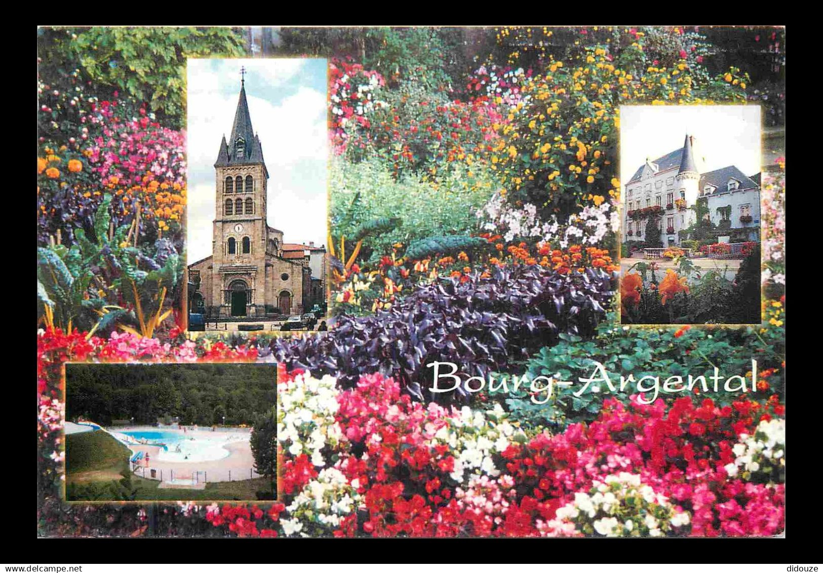 42 - Bourg Argental - Multivues - Fleurs - CPM - Voir Scans Recto-Verso