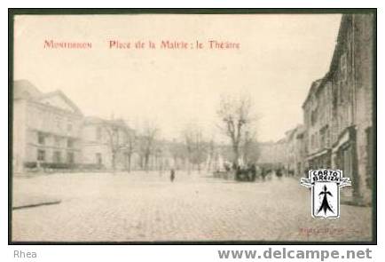 42 Montbrison - MONTBRISON - Place de la Mairie, le Théâtre - cpa