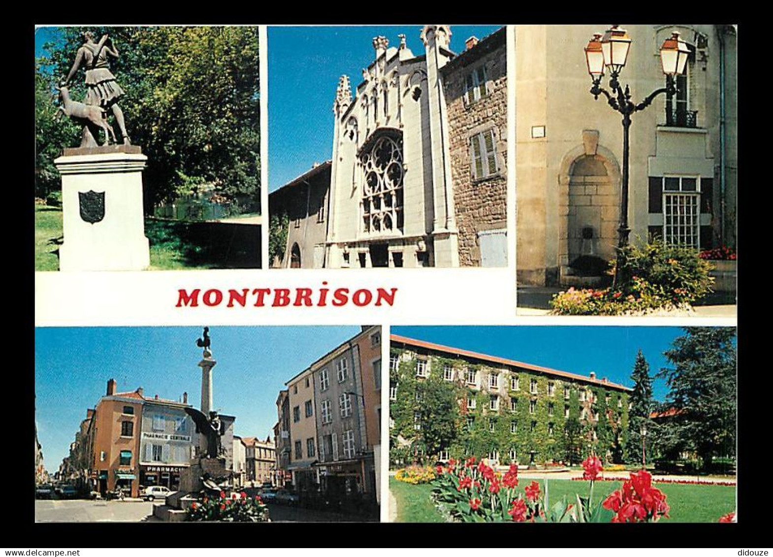 42 - Montbrison - Multivues - Fleurs - Flamme Postale de Montbrison - CPM - Voir Scans Recto-Verso