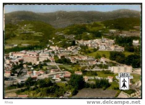 42 Pélussin - L. 218 - PELUSSIN (Loire)  Vue générale aérienne et Massif du Mont Pilat - cpsm