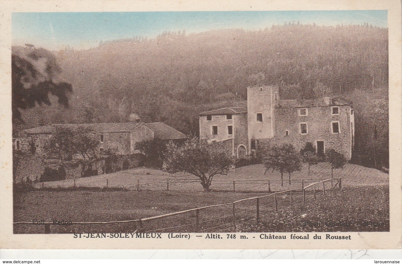 42 - SAINT JEAN SOLEYMIEUX - Château féodal du Rousset