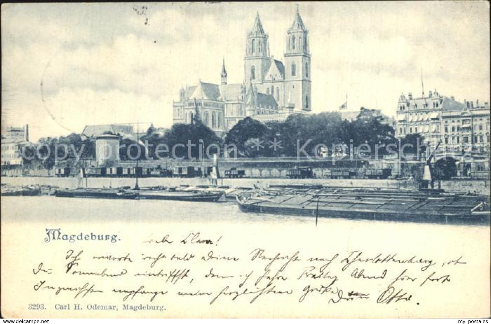 42561235 Magdeburg Dom Hafen Magdeburg