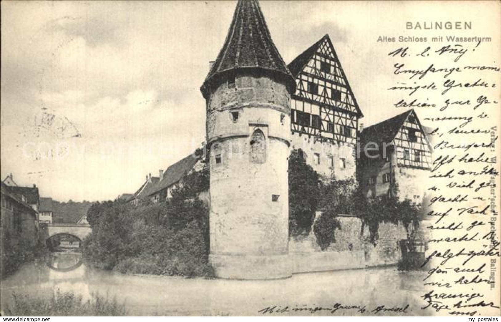 42571384 Balingen Altes Schloss mit Wasserturm Balingen