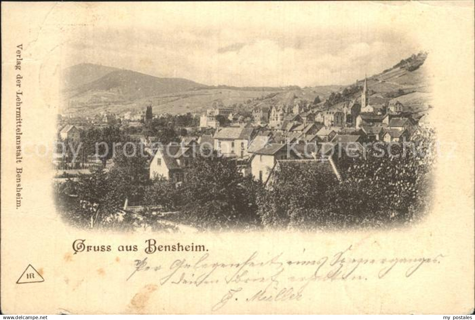 42582907 Bensheim Bergstrasse Panorama Bensheim Bergstrasse