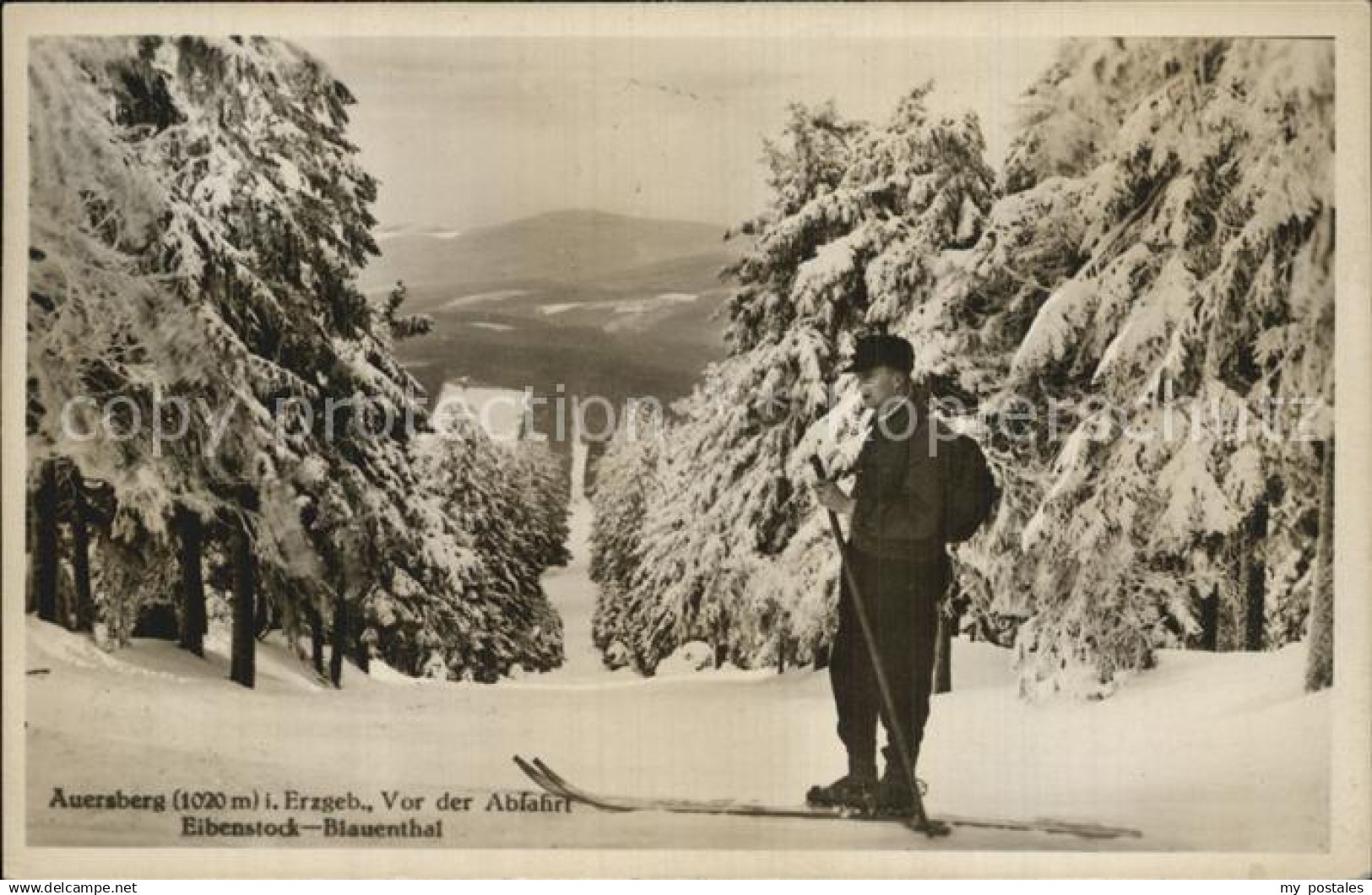 42584041 Auersberg Wildenthal Abfahrt Eibenstock Blauenthal Auersberg Wildenthal