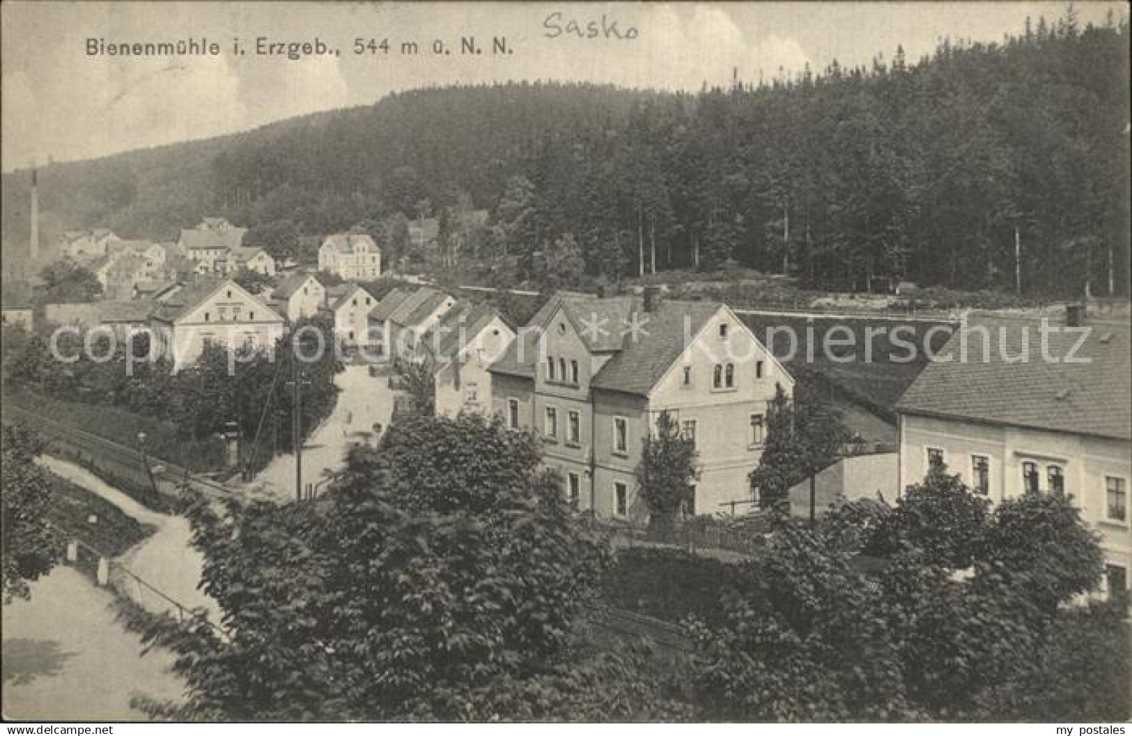 42584055 Rechenberg-Bienenmuehle Osterzgebirge Ortsblick Rechenberg-Bienenmuehle