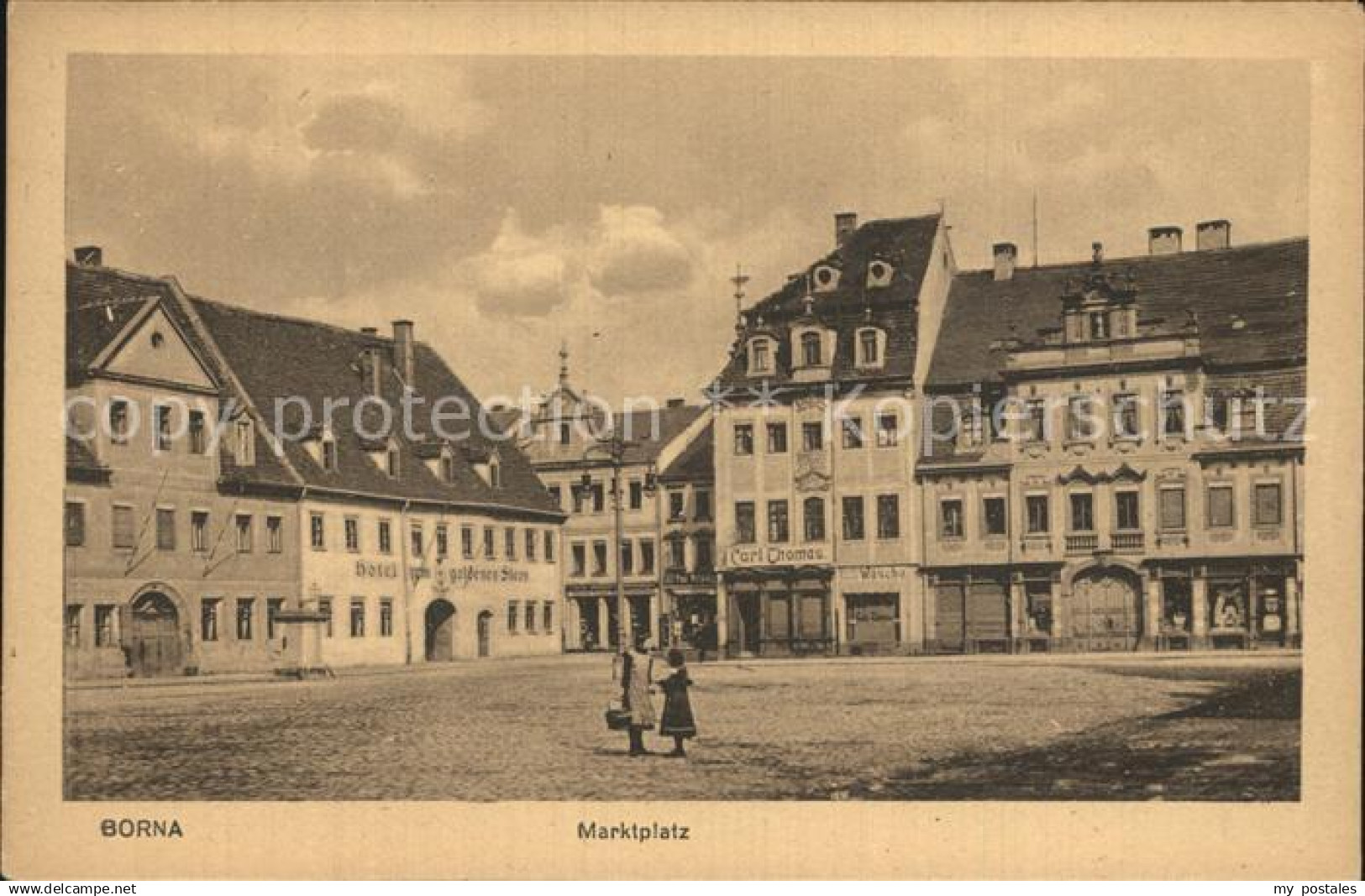 42586116 Borna Leipzig Marktplatz Borna