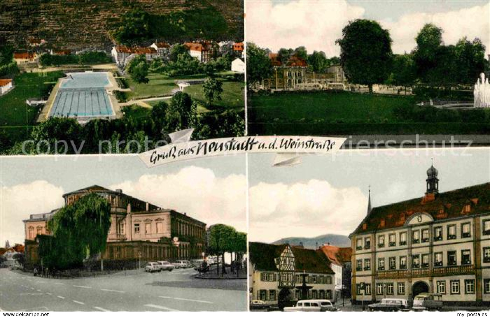 42653188 Neustadt Weinstrasse Schwimmbad Bahnhof Park Neustadt an der Weinstr.