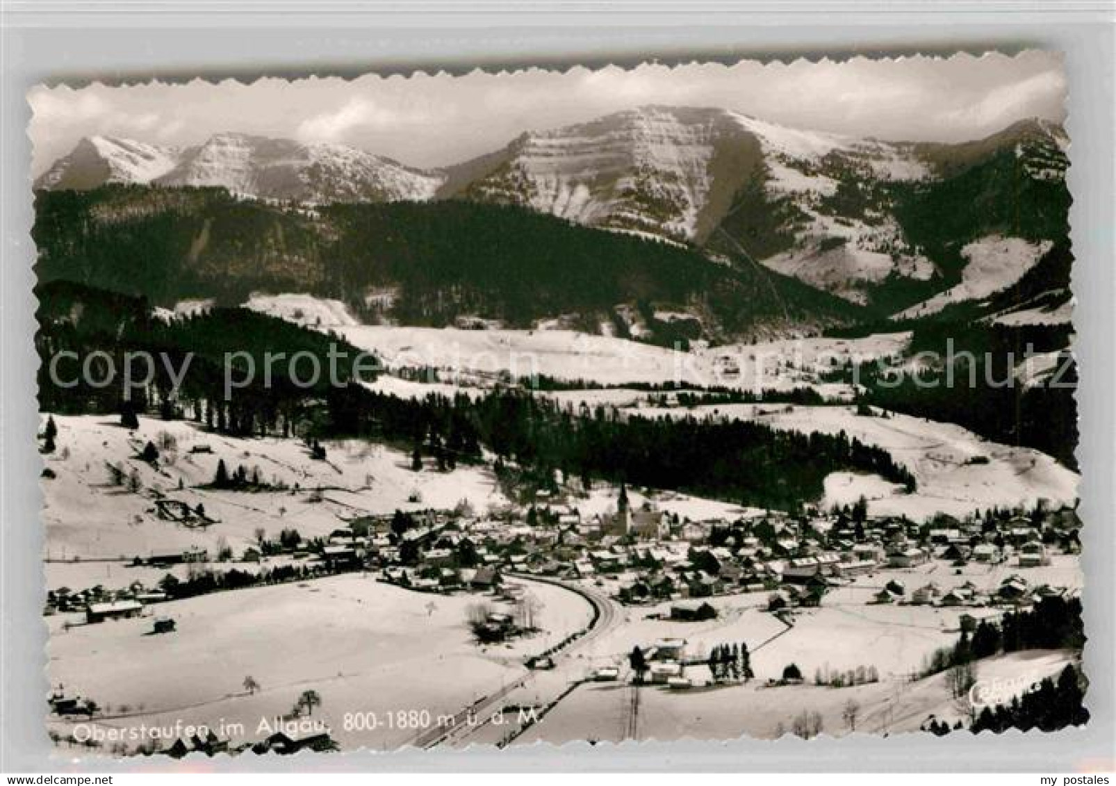 42658758 Oberstaufen Fliegeraufnahme Oberstaufen