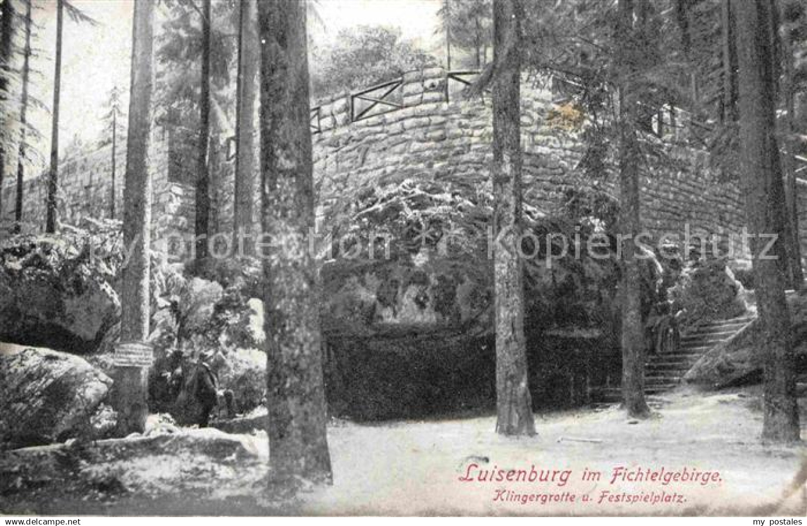 42684638 Wunsiedel Luisenburg Klingergrotte Festspielplatz Wunsiedel