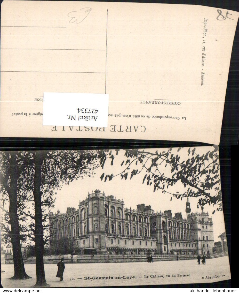 427334,Ile-de-France Yvelines St-Germain-en-Laye Le Chateau Schloss