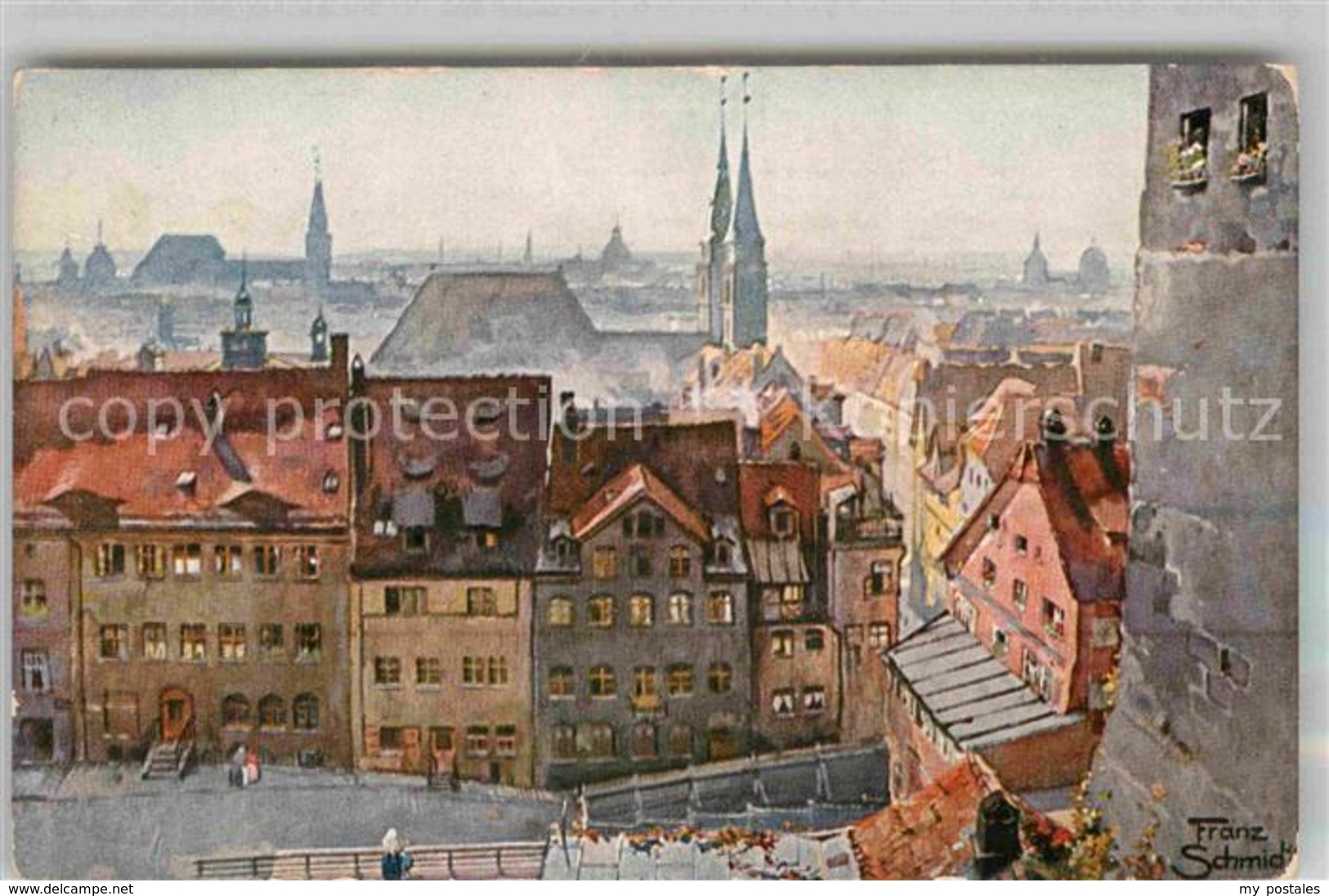 42812034 Nuernberg Blick von der Burg Nuernberg