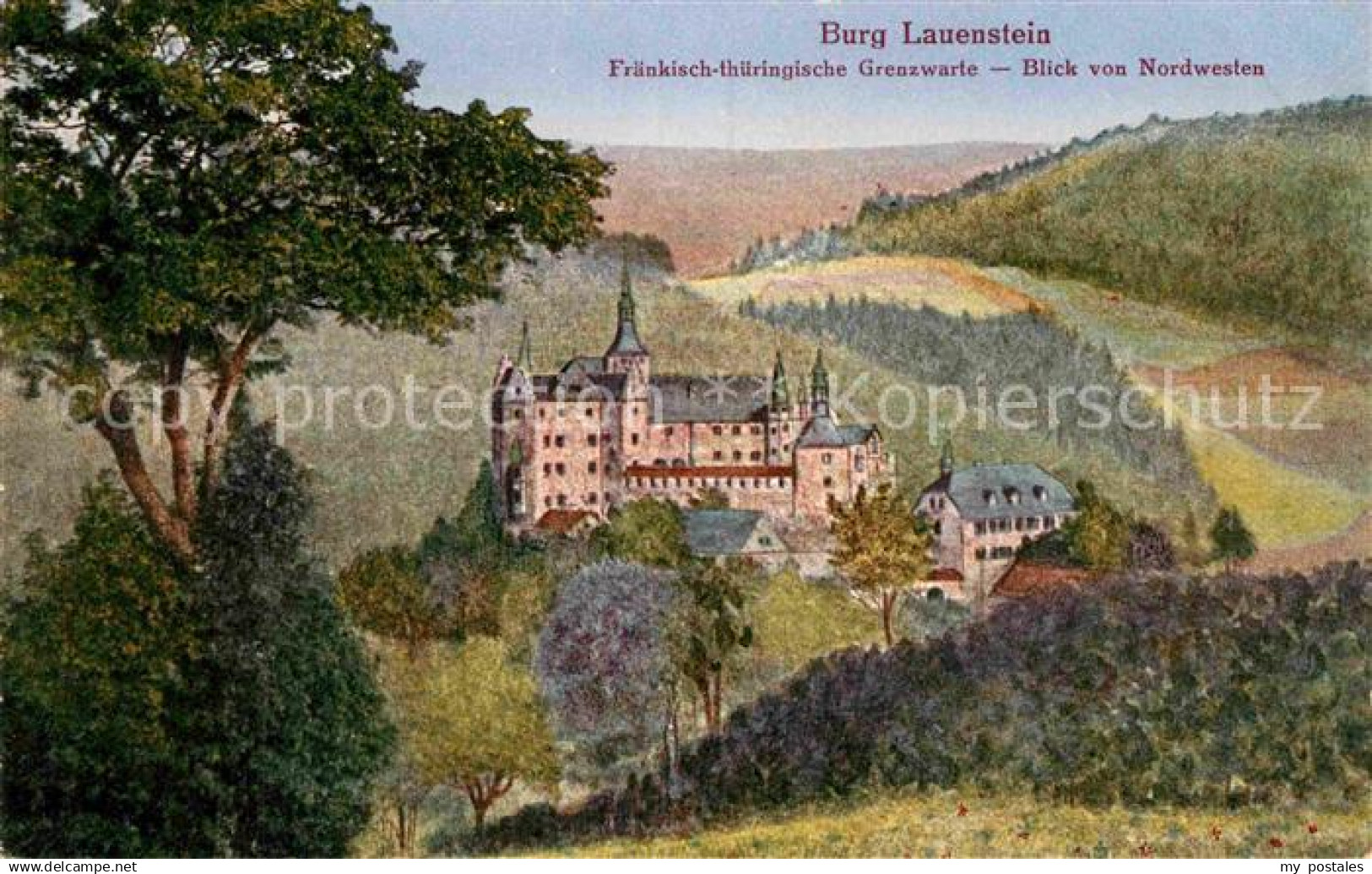 42814947 Lauenstein Oberfranken Burg Lauenstein