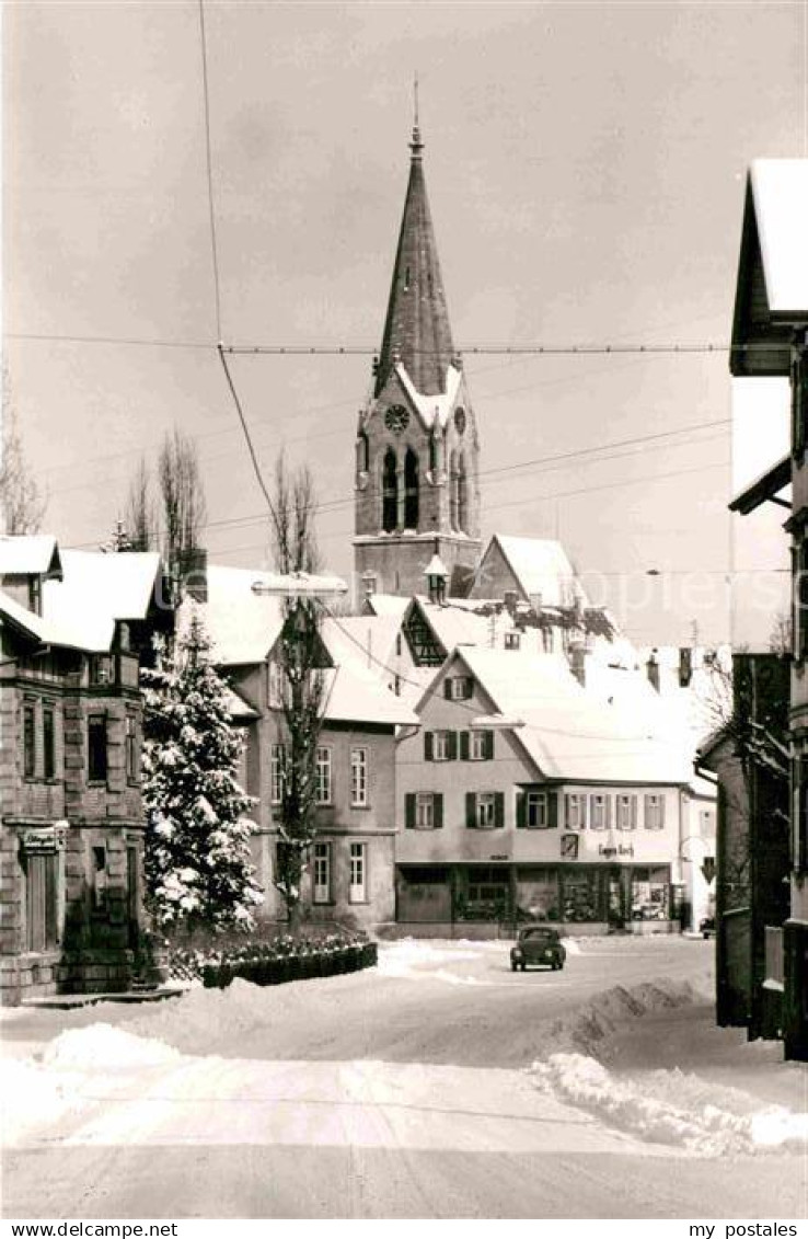 42842958 Muensingen Ortsmotiv Kirche Muensingen