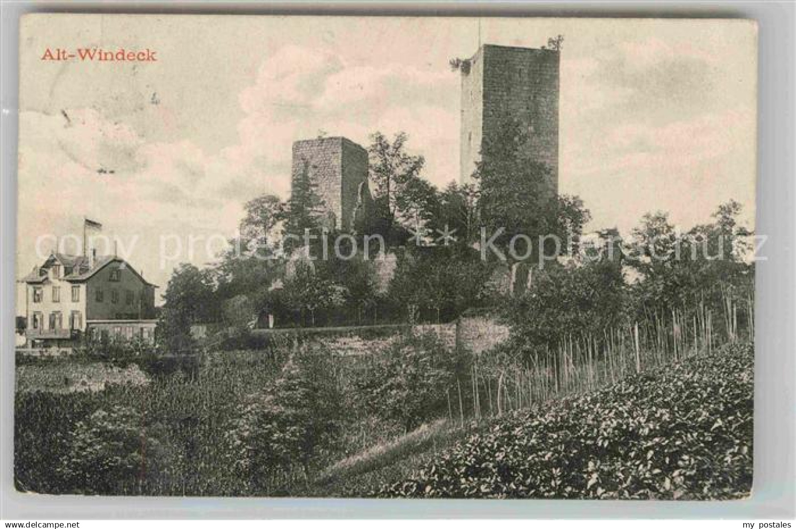 42855027 Windeck Hinterzarten Burg Ruine Alt Windeck