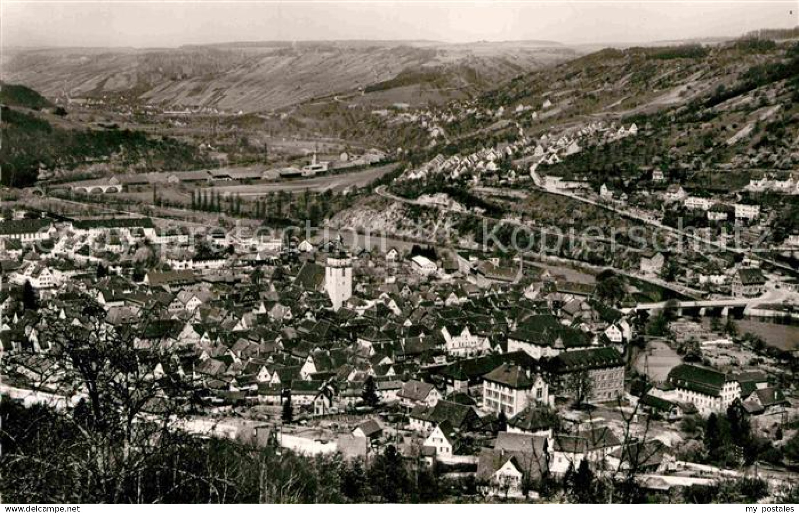 42864317 Kuenzelsau Panorama Kochertal Kuenzelsau