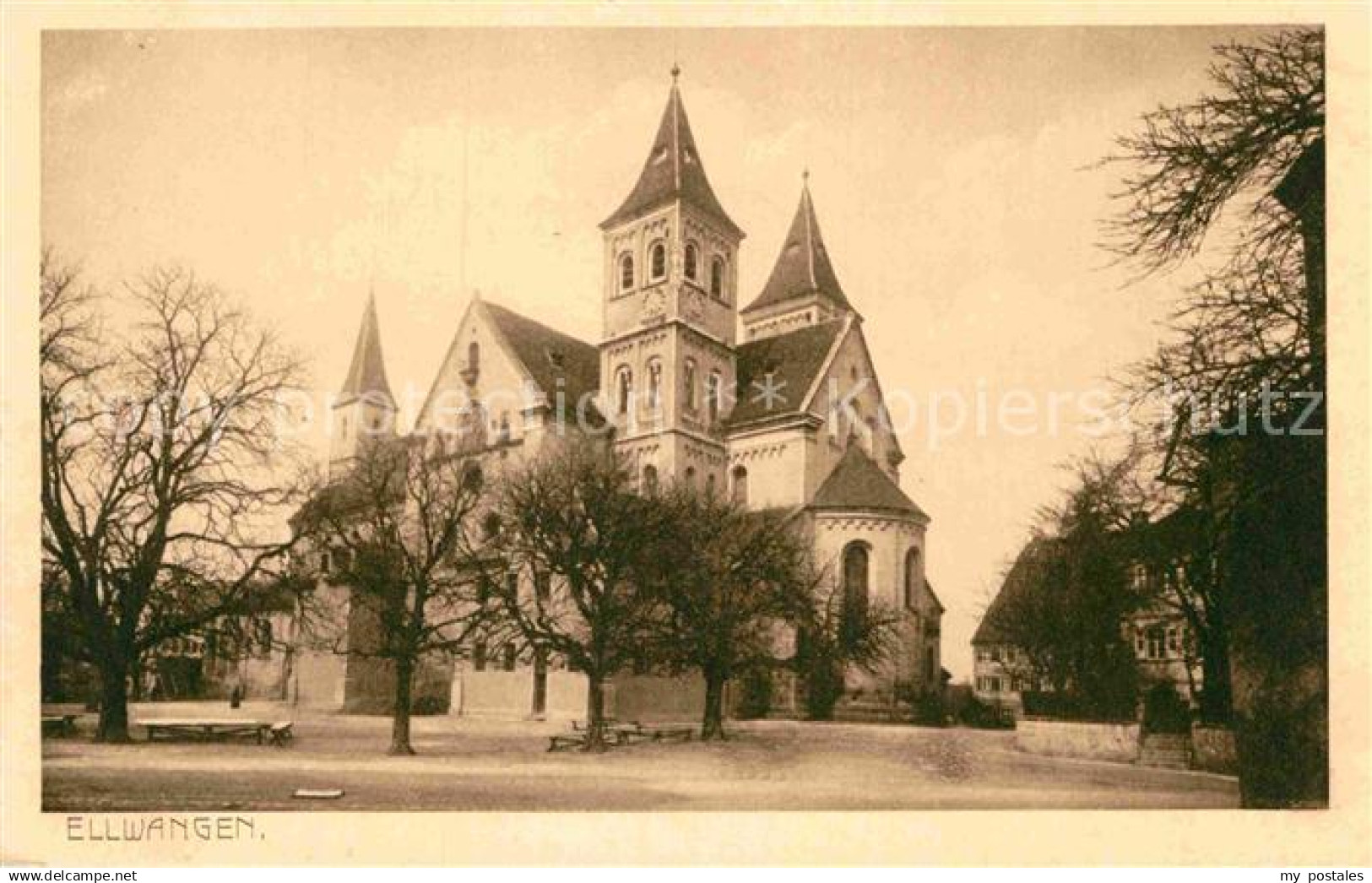 42870688 Ellwangen Jagst Stiftskirche  Ellwangen (Jagst)