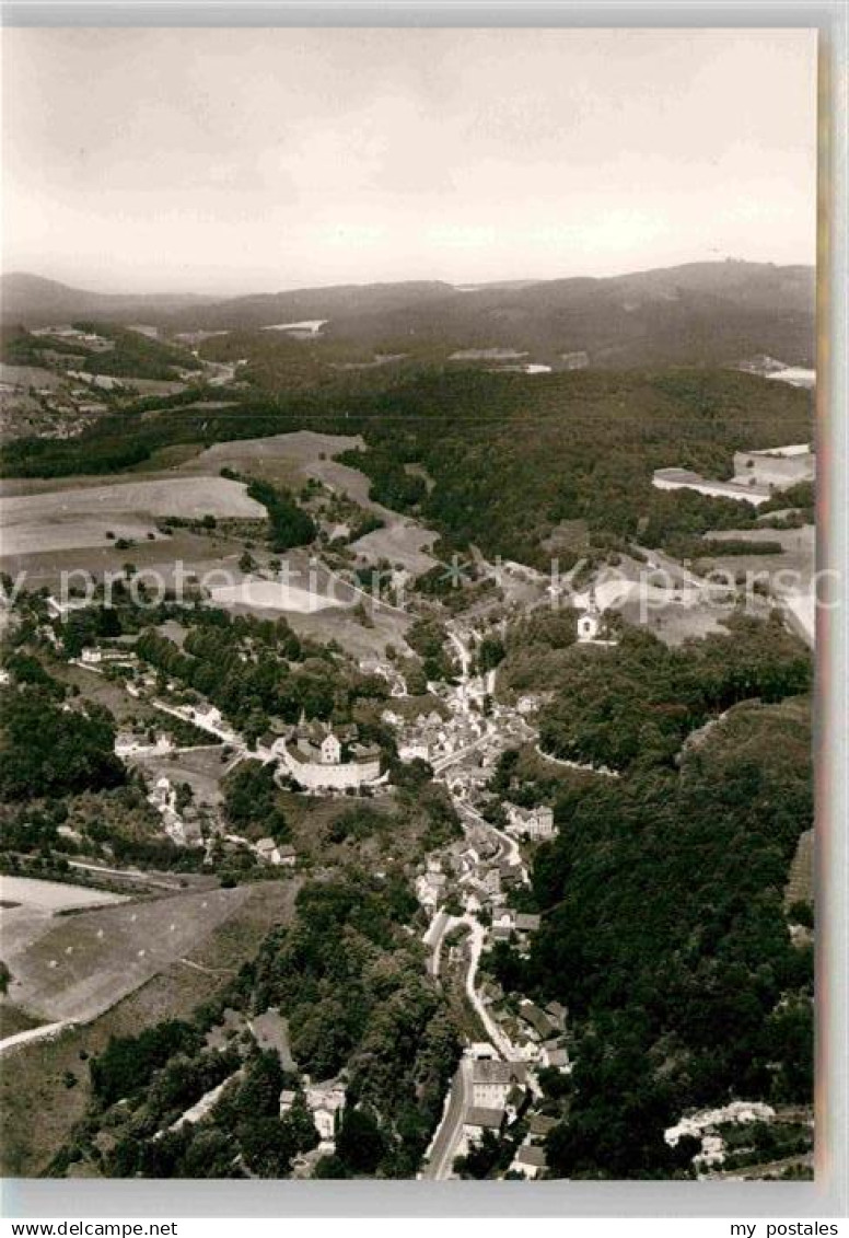 42904050 Schoenberg Bensheim Schloss Schoenberg Fliegeraufnahme