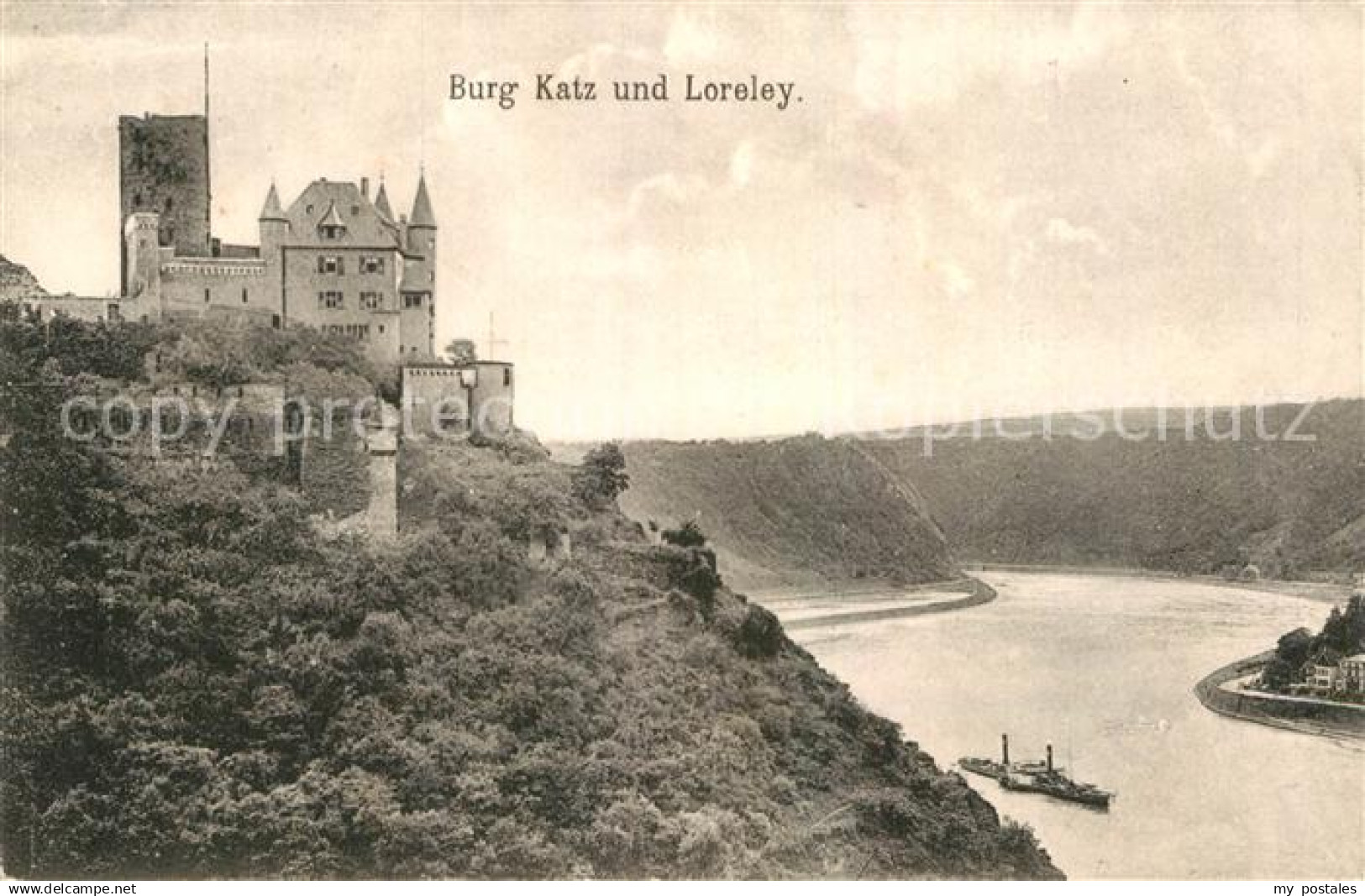 42971122 Lorelei Loreley Burg Katz Loreley