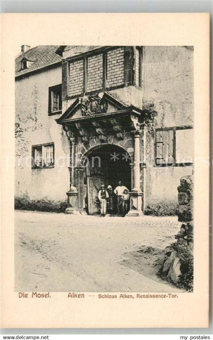 42974689 Alken Koblenz Schloss Alken Renaissance Tor Alken