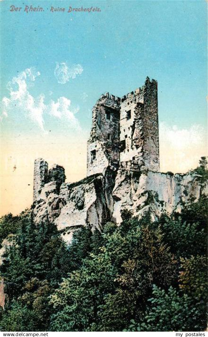 42976408 Drachenfels Ruine Drachenfels