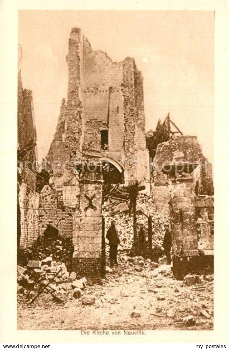 42993079 Neuville Hainaut Zerstoerte Kirche Neuville Hainaut