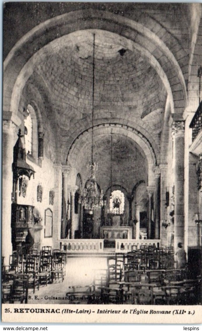 43 - RETOURNAC -- Intérieur de l'Eglise