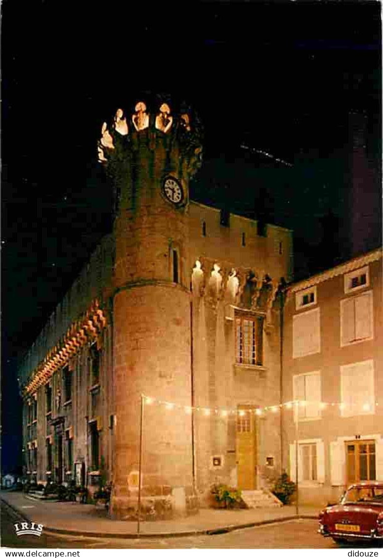 43 - Yssingeaux - L'Hôtel de Ville illuminé - Automobiles - Vue de Nuit - CPM - Voir Scans Recto-Verso