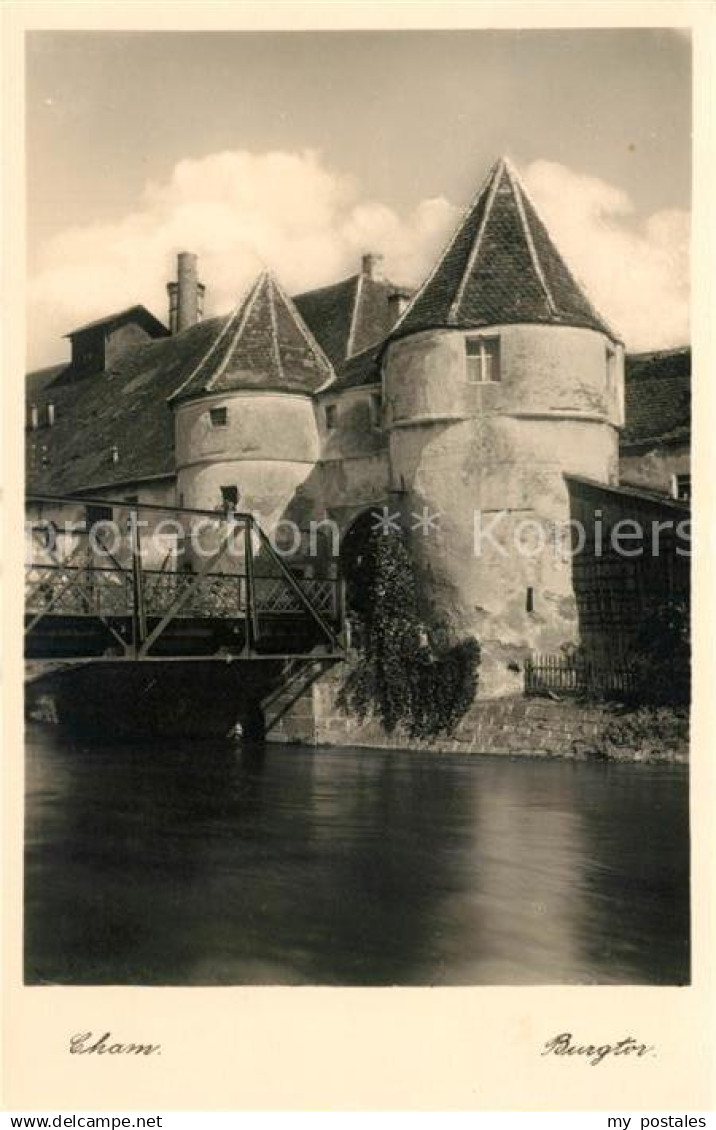 43008997 Cham Oberpfalz Burgtor Cham