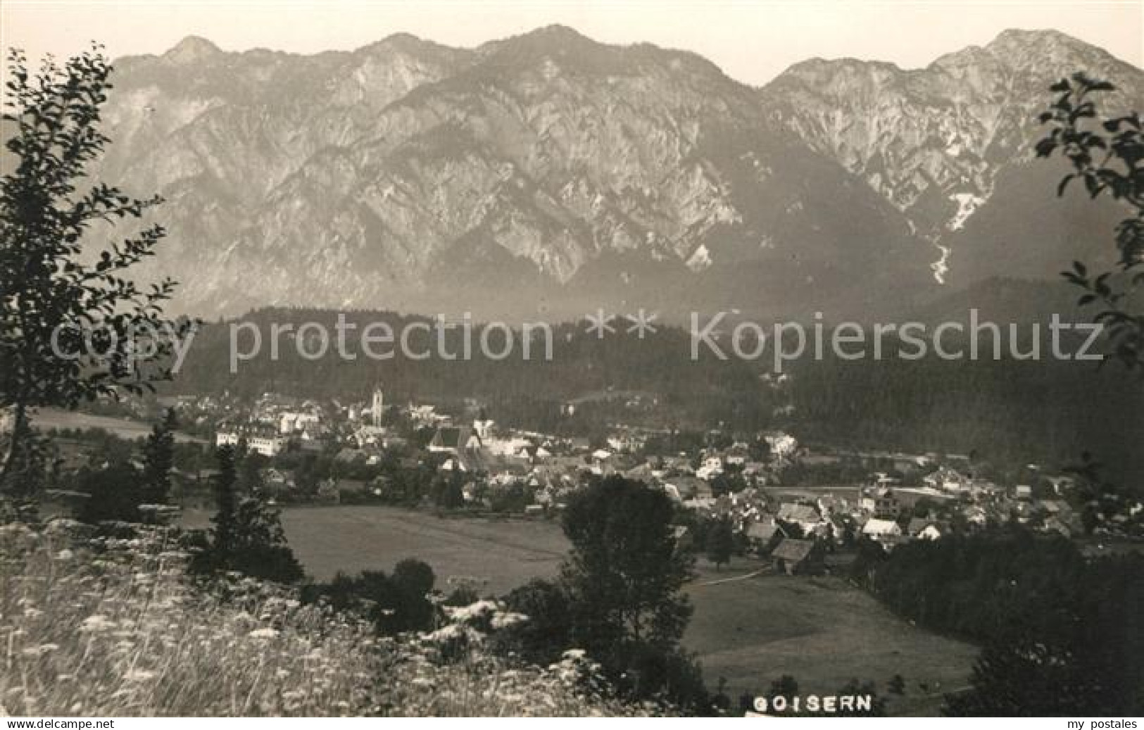 43037427 Bad Goisern Salzkammergut Gesamtansicht mit Alpenpanorama