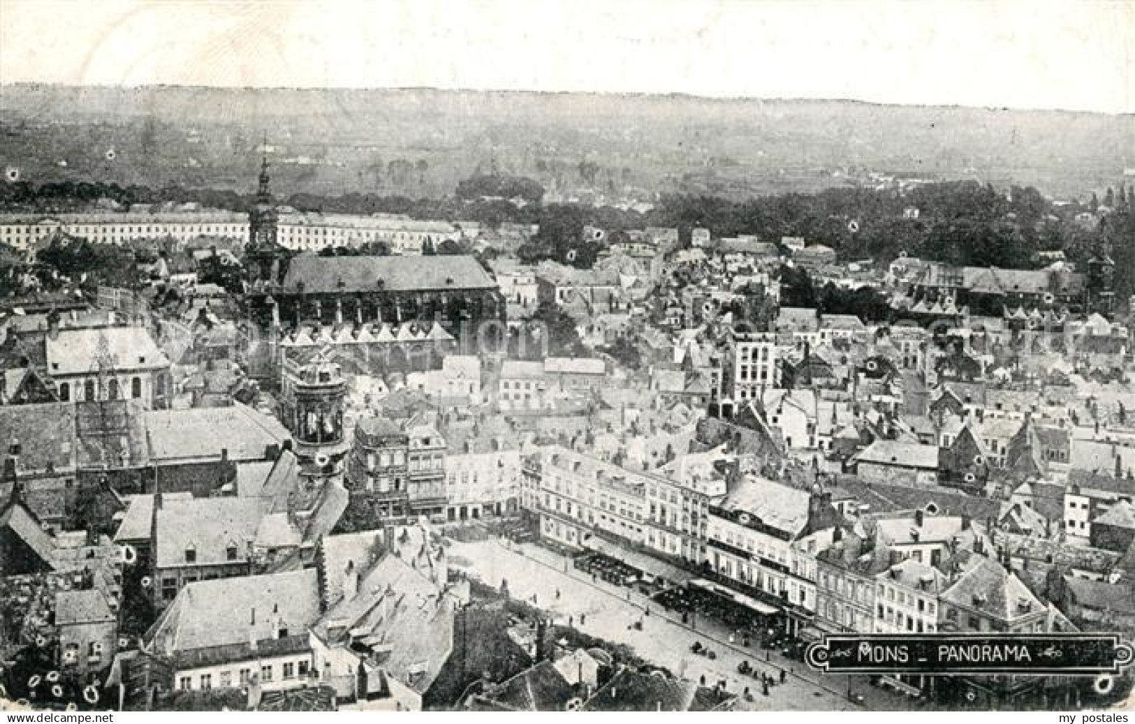 43040114 Mons Hainaut Panorama Mons Hainaut