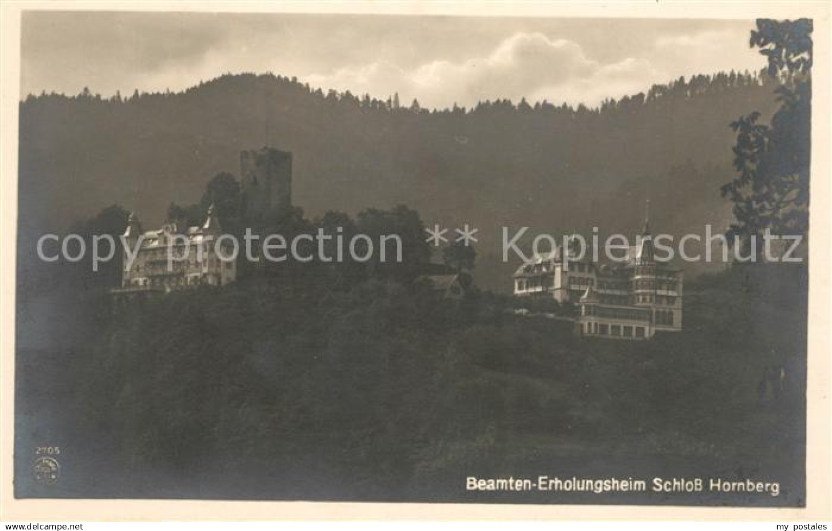 43068122 Hornberg Schwarzwald Beamtenerholungsheim Schloss Hornberg