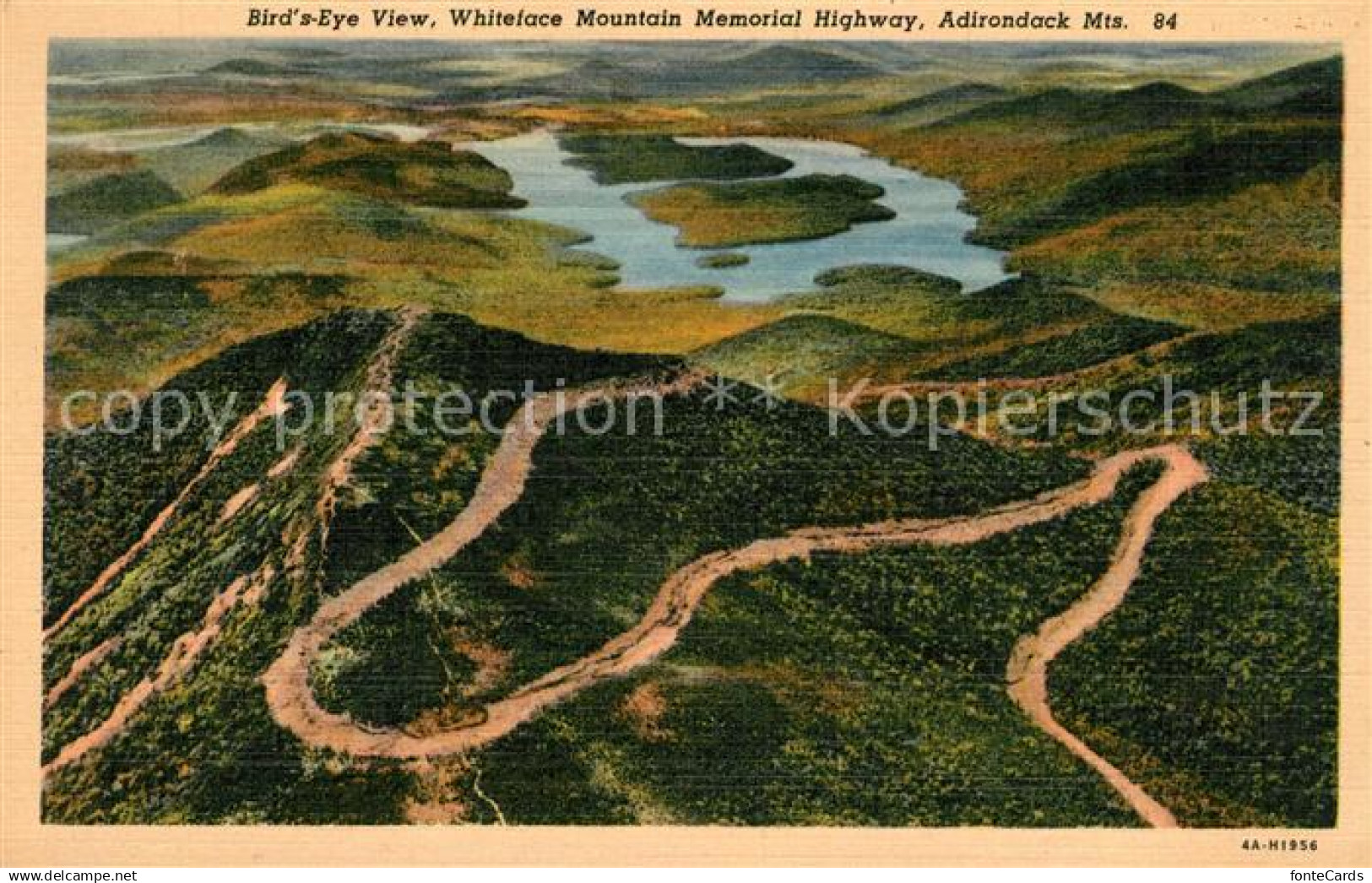 43099668 Lake_Placid_New_York Whiteface Mountain Memorial Highway Adirondack Mou