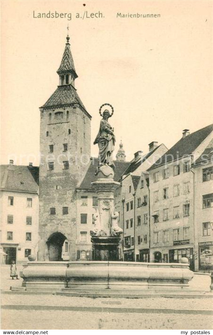 43116578 Landsberg Lech Marienbrunnen Landsberg