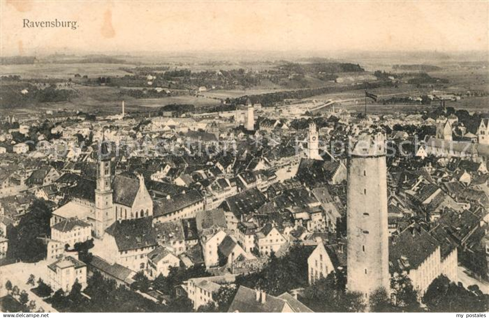 43141553 Ravensburg Wuerttemberg Panorama Ravensburg